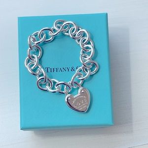 Return to Tiffany & Co. Heart Lock Bracelet-NEW